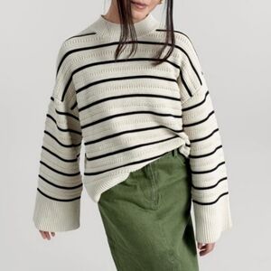 Komodo Margot GOTS Organic Cotton Jumper In Ivory